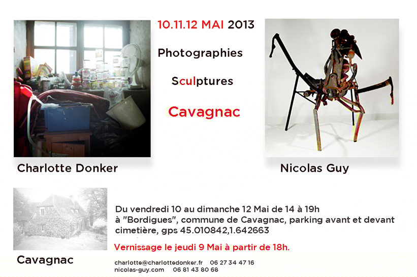 Exposition à Cavagnac de Nicolas Guy